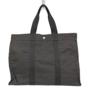 Pre-owned Fabric totes Hermès Vintage , Black , Dames