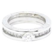 Pre-owned White Gold rings Bvlgari Vintage , Gray , Dames