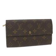 Pre-owned Canvas wallets Louis Vuitton Vintage , Brown , Dames