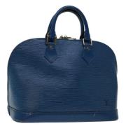 Pre-owned Leather louis-vuitton-bags Louis Vuitton Vintage , Blue , Da...