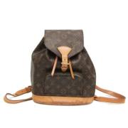 Pre-owned Canvas backpacks Louis Vuitton Vintage , Brown , Dames