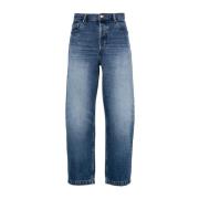 Indigo Blauwe Denim Jeans A.p.c. , Blue , Heren