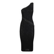 Midi Dresses Elisabetta Franchi , Black , Dames