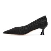 Zwarte Stiletto Hakken Pumps Cesare Gaspari , Black , Dames