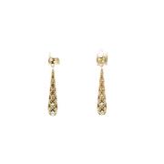Pre-owned Rose Gold earrings Gucci Vintage , Yellow , Dames