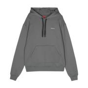 Grijze Sweater met Logodetail Ferrari , Gray , Heren