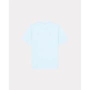 Blauwe Bloem Crest T-shirt Kenzo , Blue , Heren