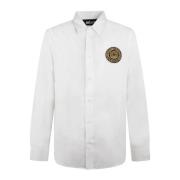 Wit Logo Shirt Just Cavalli , White , Heren