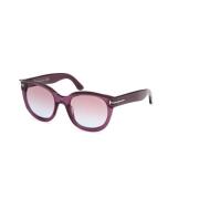 Lila Gradient Violet Zonnebril Tom Ford , Purple , Unisex