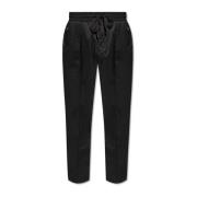 Broek met stiksels op de benen Dolce & Gabbana , Black , Heren