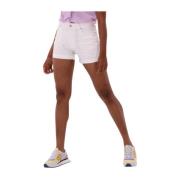 Snow White Denim Shorts Selected Femme , White , Dames