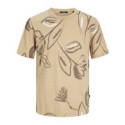 Gedrukt T-shirt met korte mouwen Jack & Jones , Multicolor , Heren