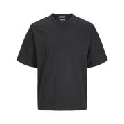 Zwarte Crew Neck Tee Jormilos Jack & Jones , Black , Heren