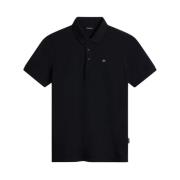 Blauw Polo Shirt Moderne Stijl Napapijri , Blue , Heren