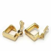 Pre-owned Metal earrings Dior Vintage , Yellow , Dames