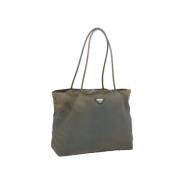 Pre-owned Nylon prada-bags Prada Vintage , Brown , Dames