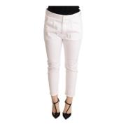 Witte Skinny Broek voor Vrouwen Cycle , White , Dames