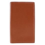 Pre-owned Leather wallets Hermès Vintage , Brown , Dames