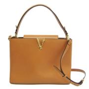 Pre-owned Leather handbags Versace Pre-owned , Brown , Dames