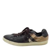 Pre-owned Canvas sneakers Burberry Vintage , Black , Dames