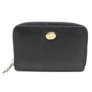 Pre-owned Leather wallets Gucci Vintage , Black , Unisex