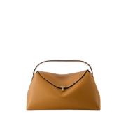 Tan Leren Top Handtas TotêMe , Brown , Dames