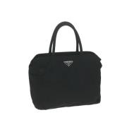 Pre-owned Nylon handbags Prada Vintage , Black , Dames