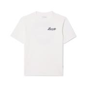 Gedrukte Golf Tee Ultra Dry Lacoste , White , Heren