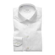 Wit Overhemd Extra Lange Mouw Eton , White , Heren