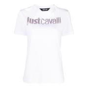 Witte T-shirts en Polos Just Cavalli , White , Dames