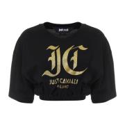 Stijlvolle T-shirts en Polos Just Cavalli , Black , Dames