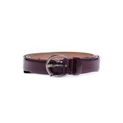 Iconische Leren Logo Riem Dolce & Gabbana , Purple , Dames