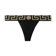 Zwarte Medusa Head Ondergoed Versace , Black , Dames