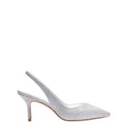 Elegante Zilveren Slingback Schoenen Stuart Weitzman , Gray , Dames