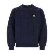 Navy Blue Katoenmix Sweatshirt Ader Error , Blue , Heren