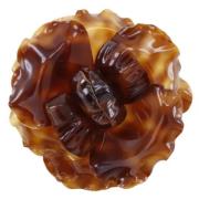Pre-owned Plastic brooches Chanel Vintage , Brown , Dames