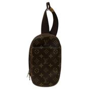 Pre-owned Canvas louis-vuitton-bags Louis Vuitton Vintage , Brown , Da...