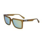 Groene Frame Zonnebril Ckj23659S-309 Calvin Klein , Green , Unisex