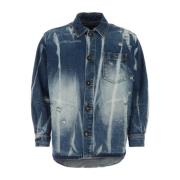 Klassieke Denim Jack Ader Error , Blue , Heren