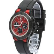 Pre-owned Rubber watches Bvlgari Vintage , Red , Dames