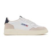 Wit Blauwe Lage Sneakers Autry , Multicolor , Dames