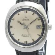 Pre-owned Leather watches Omega Vintage , Gray , Heren