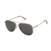 Gouden Frame Bruine Lens Zonnebril Zadig & Voltaire , Multicolor , Dam...