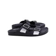 Pre-owned Leather sandals Givenchy Pre-owned , Black , Dames