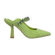 Kristal Slingback Schoen Alma EN Pena , Green , Dames