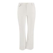 Stretch katoenen denim jeans gemaakt in Italië Tory Burch , White , Da...