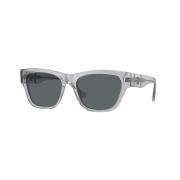 Zonnebril Grijs Donker Frame Versace , Gray , Heren