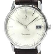 Pre-owned Leather watches Omega Vintage , Gray , Heren