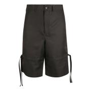 Zwarte Shorts voor Mannen Ss24 Comme des Garçons , Black , Heren