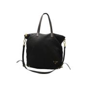 Pre-owned Nylon handbags Prada Vintage , Black , Dames